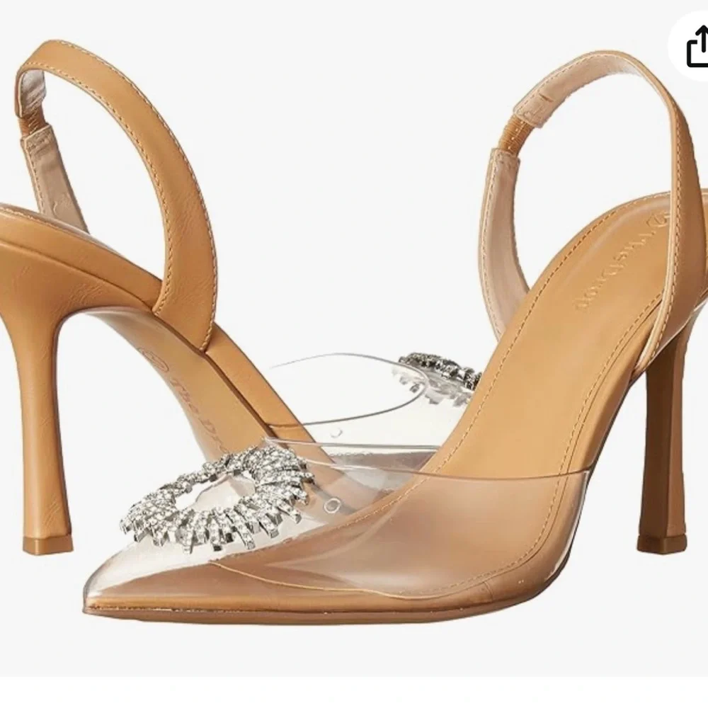 a new day Tan Heels with Crystal Embellishment - Picture 5 of 8